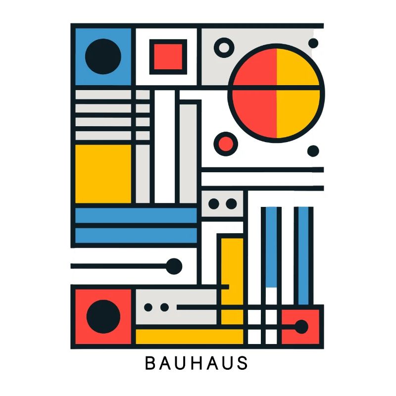 Bauhaus Architecture Geometric Aesthetic