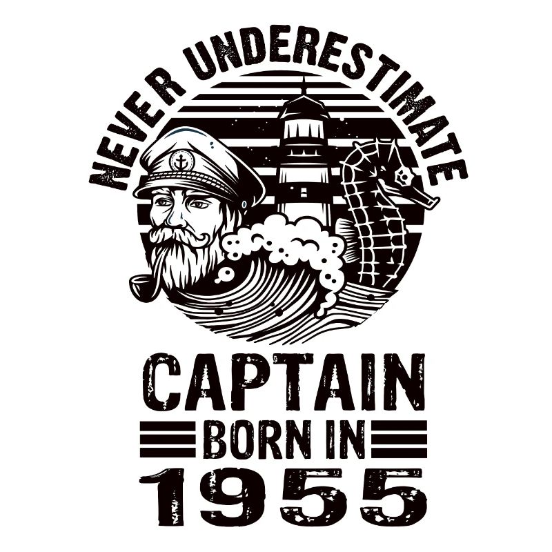 Never Underestimate Captain born in 1955