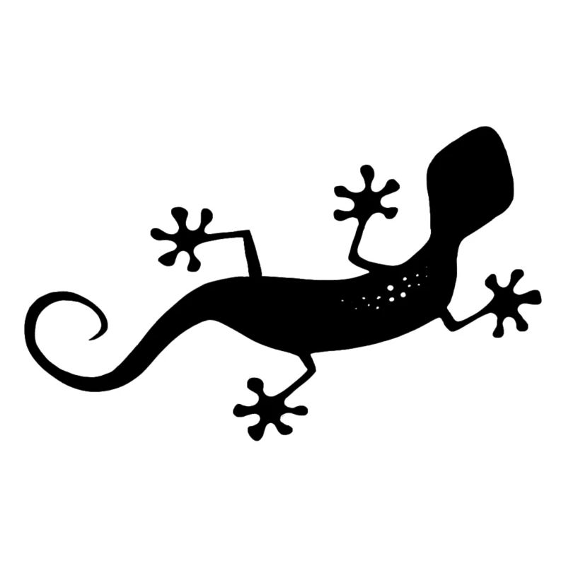 Stylized gecko