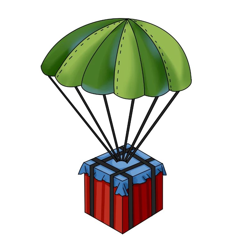 Battlegrounds PUBG Fallschirm