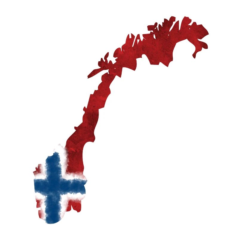 Norwegen - Flagge