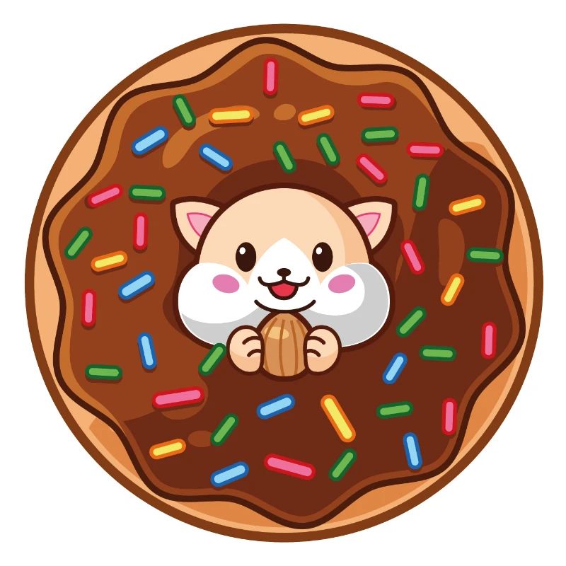 Donut Hamster by moodrush