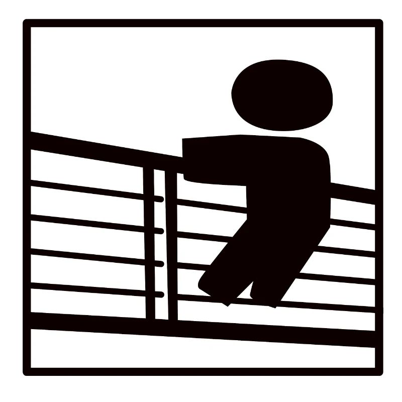 Invité de clôture, balustrade, vue