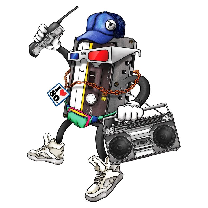 80s Retro Funky Design