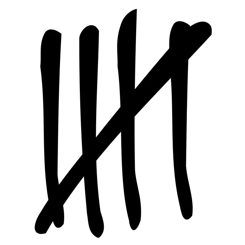 5 strokes