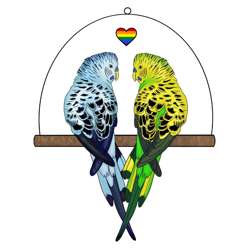 Pride Month | Perruque paire sur balançoire
