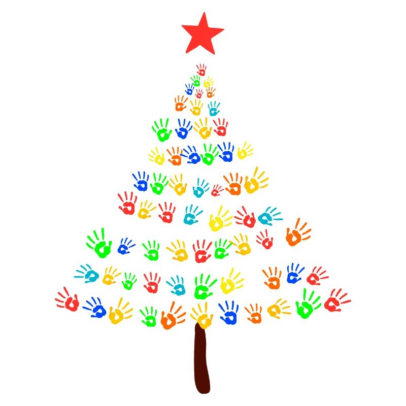 Weihnachtsbaum Kinder Frieden