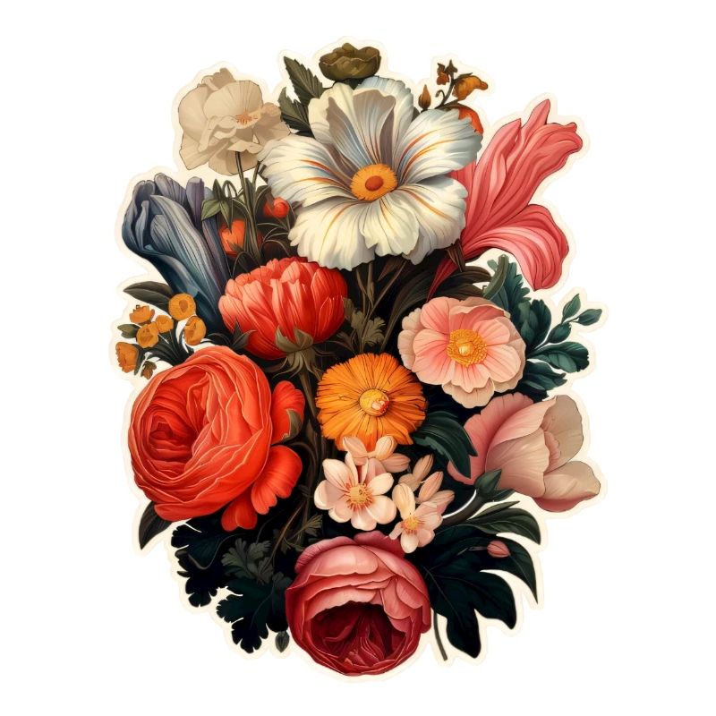 Bouquet de fleurs coloré