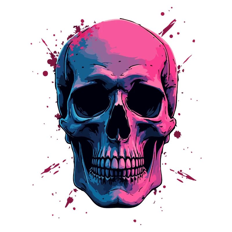 Neon Skull