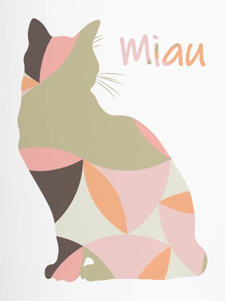 Miau - Katze - abstrakt