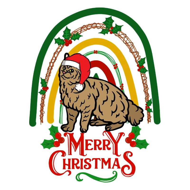 Pixie Bob Cat Christmas