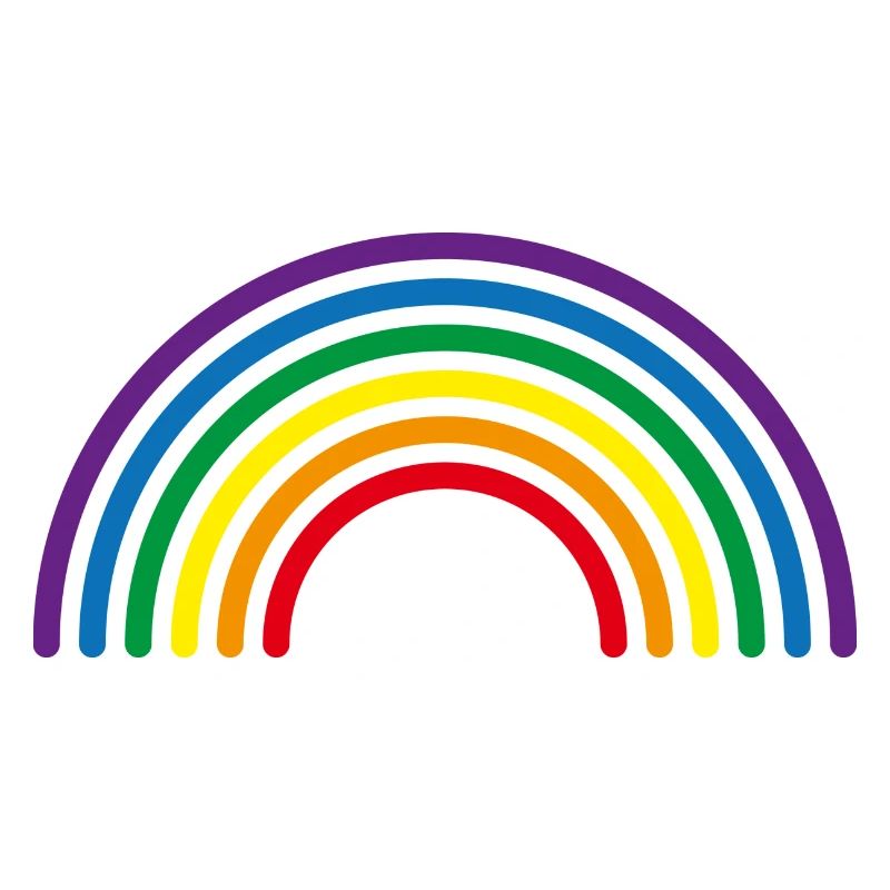 Rainbow Multi-Colour Lines