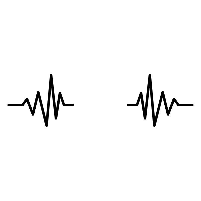 Heartbeat symbol Customizable
