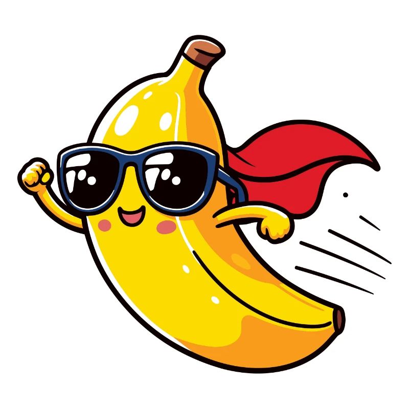 Banane Superheldin