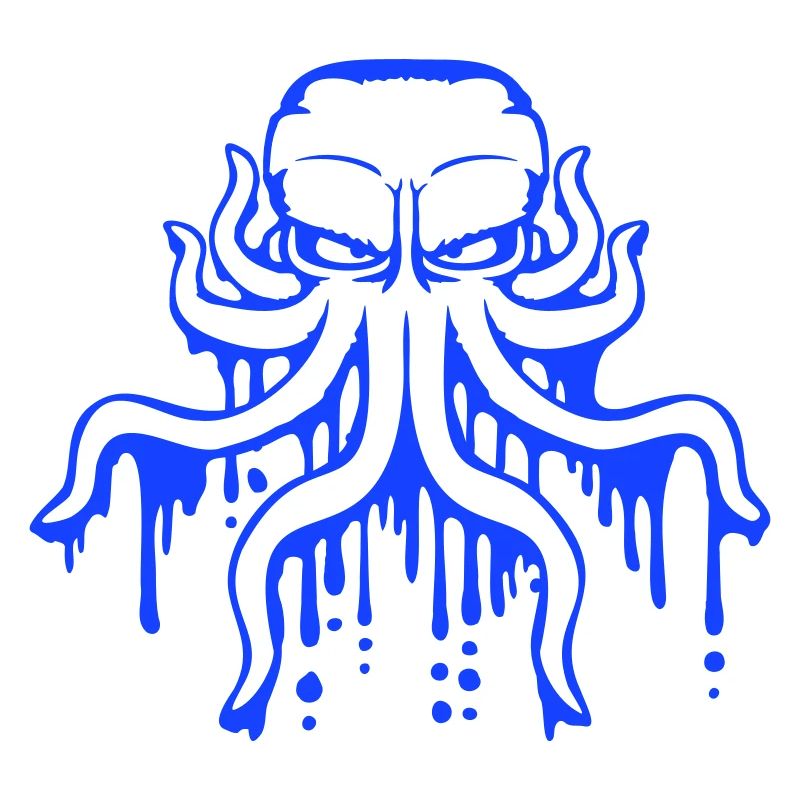 Octopus Graffiti Drop Spray Paint Squid