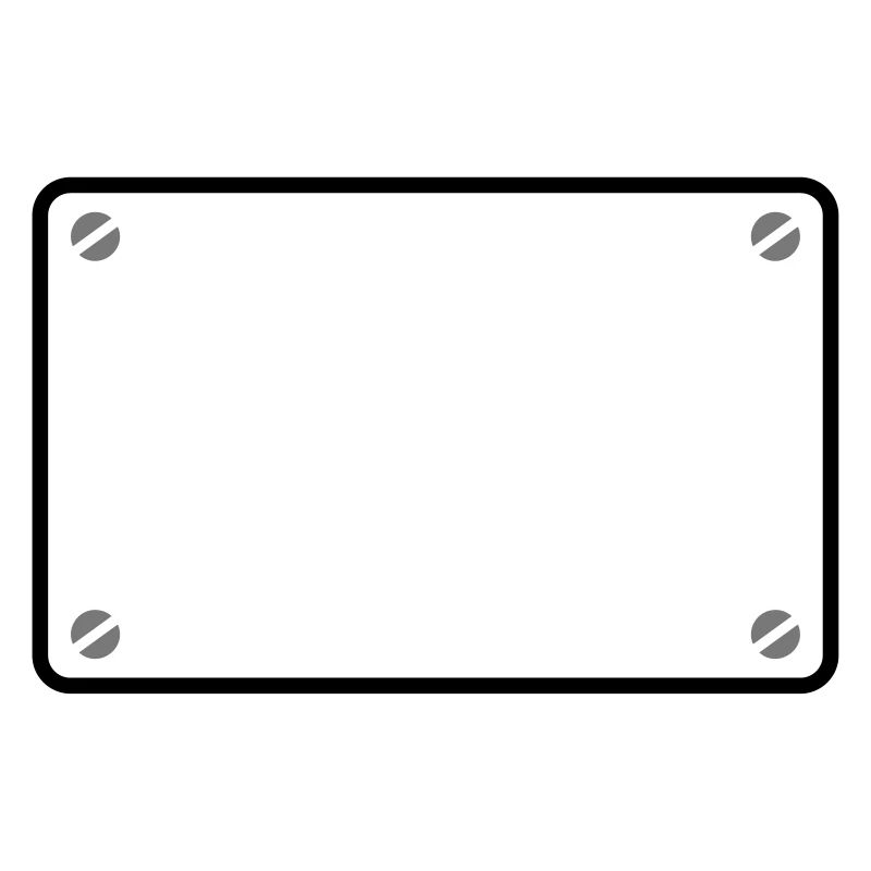 Schild Rahmen