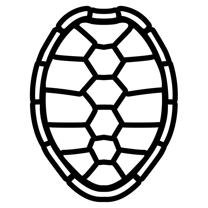 pattern turtle shell design logo comic cartoon tur