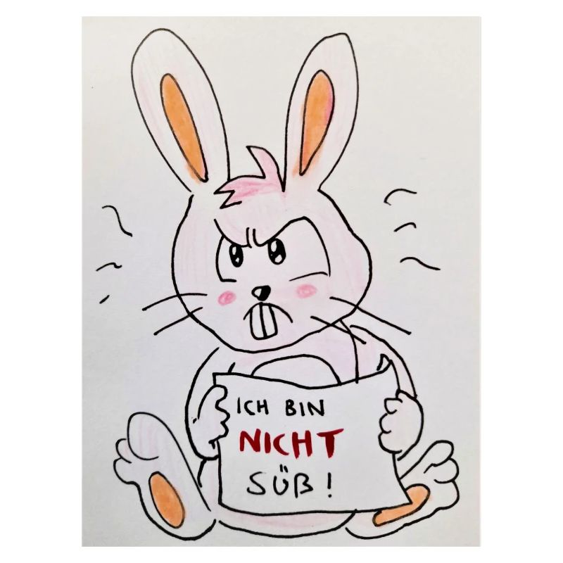 grumpy rabbit