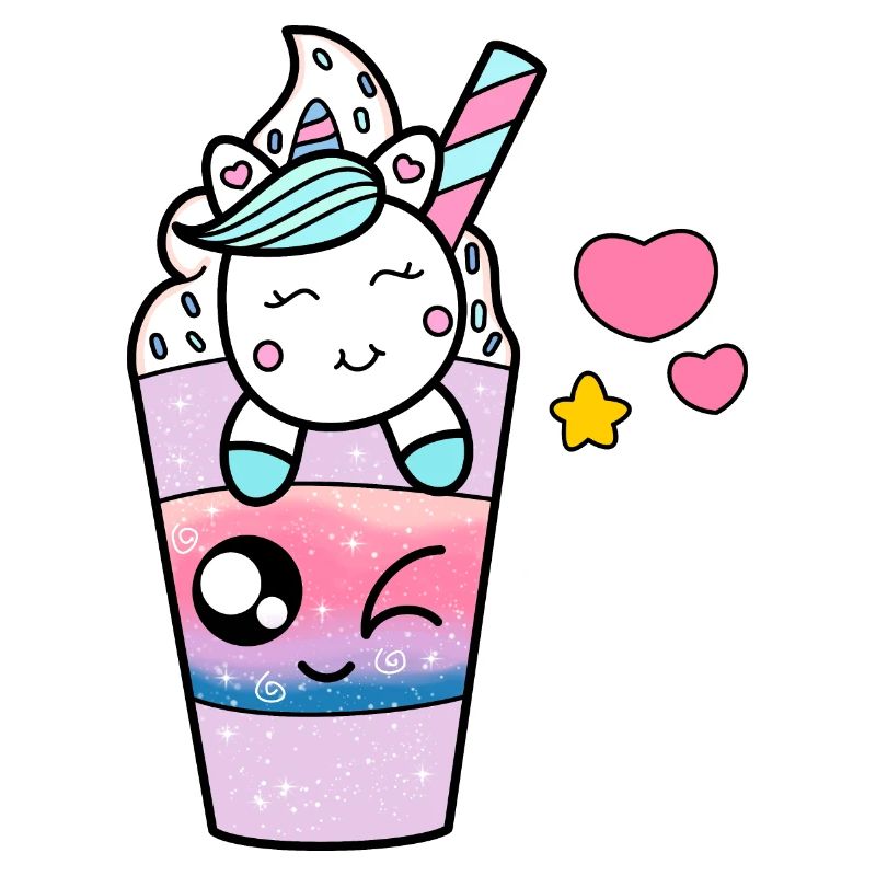 EINHORN IN EINEM EIS