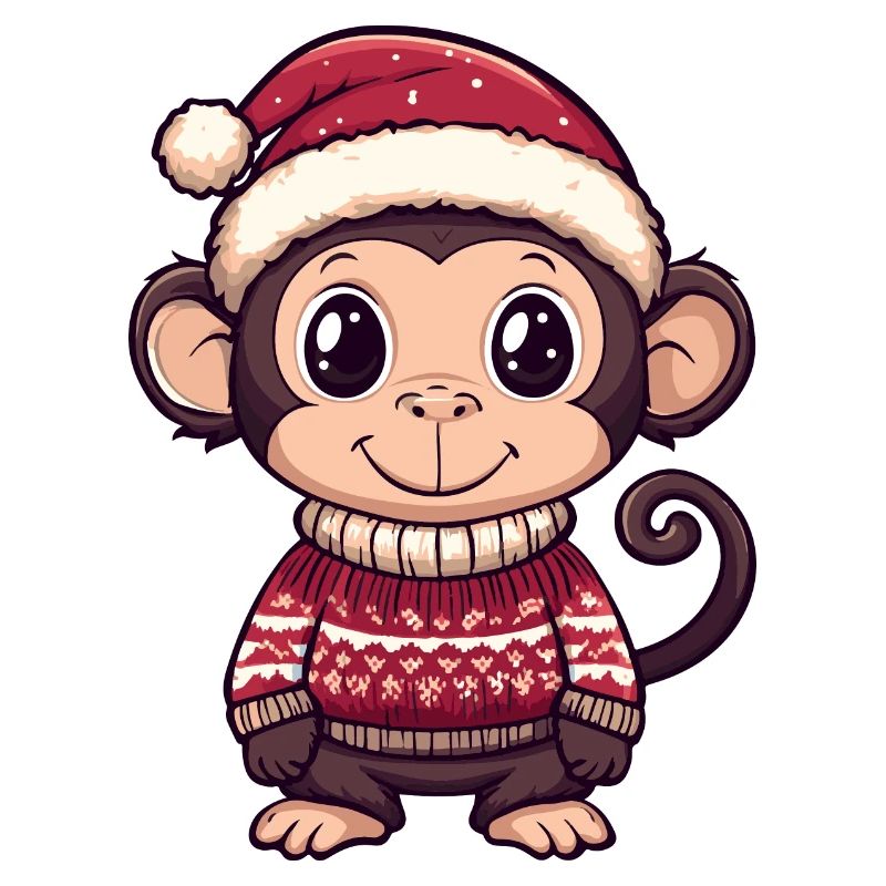 Monkey Christmas Comic
