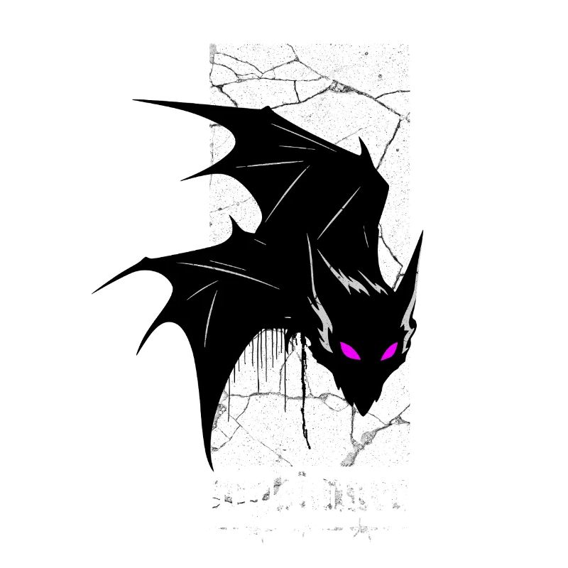 Nightmare Bat – Gothic Horror Vampire Creature Art
