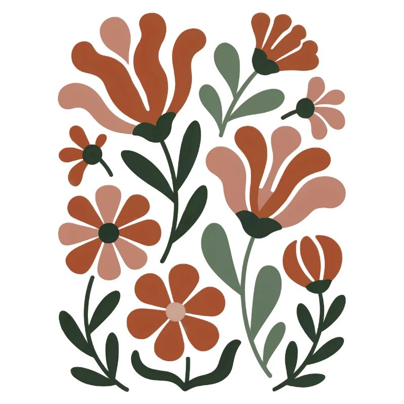 Boho Wildblumen – Blühende Harmonie