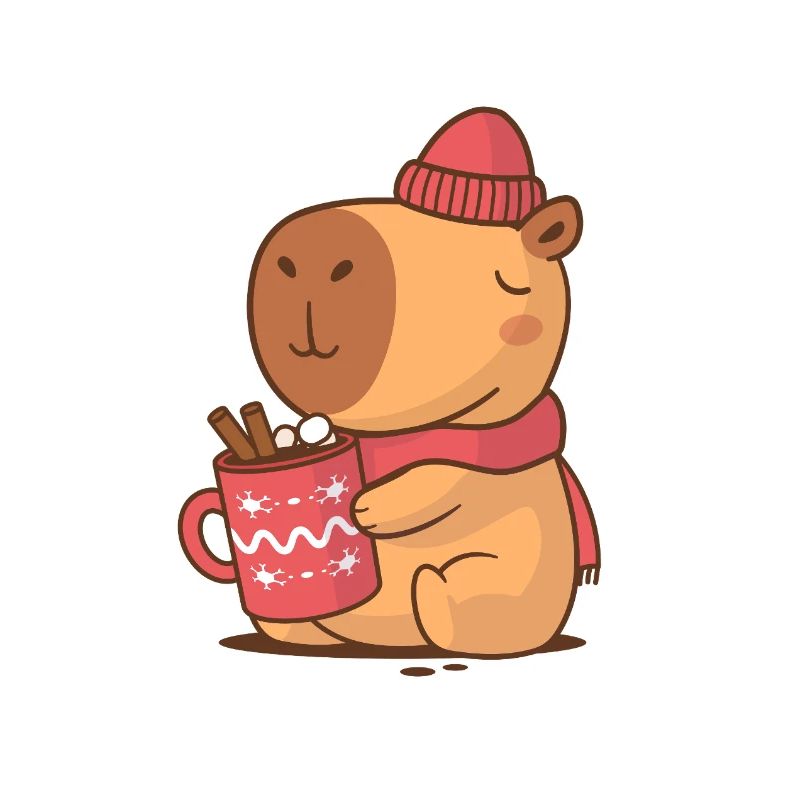 Capybara Cozy Holidays