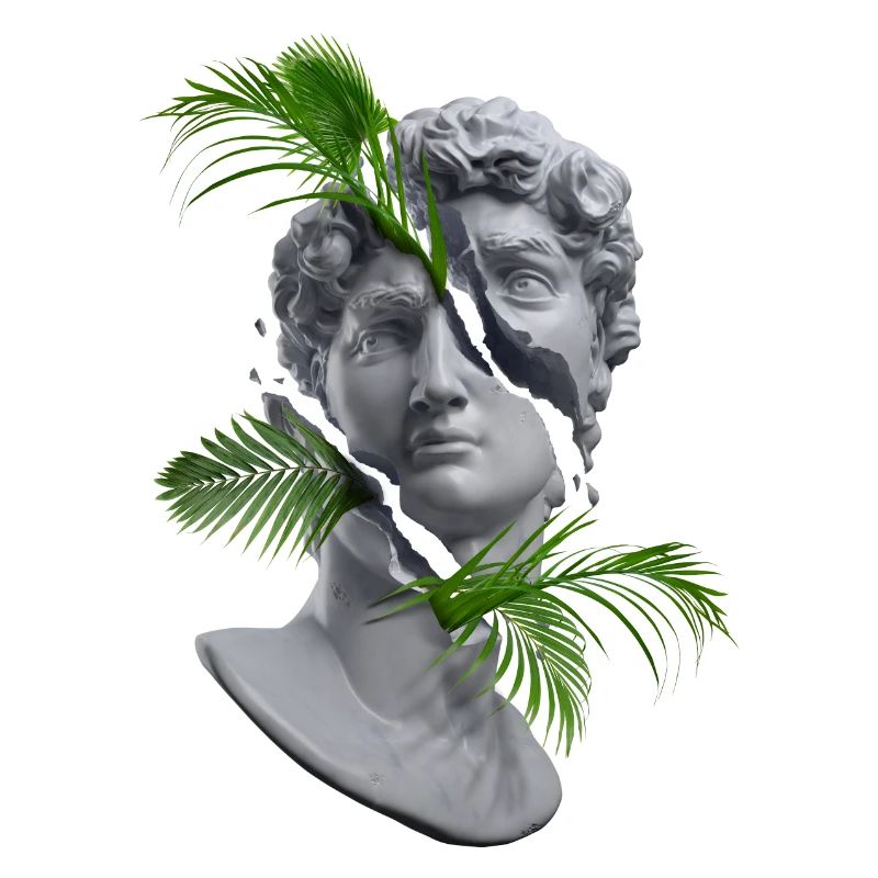 Statue verte