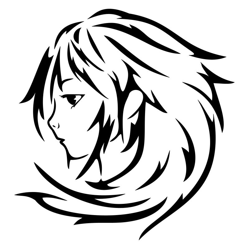 Anime Tribal Mädchen