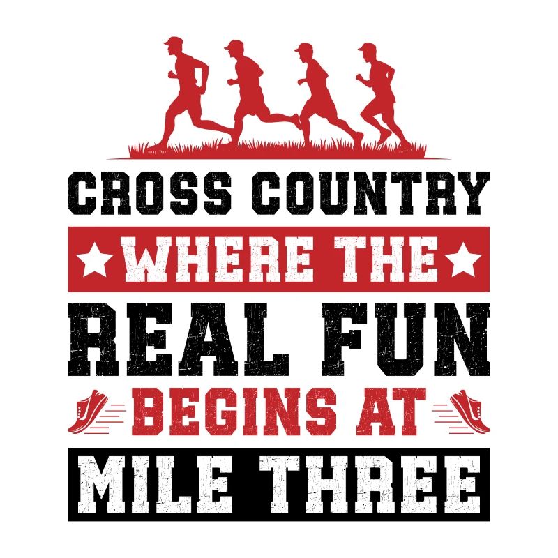 Cadeaux de course XC - Idée de design parfaite pour XC Runner