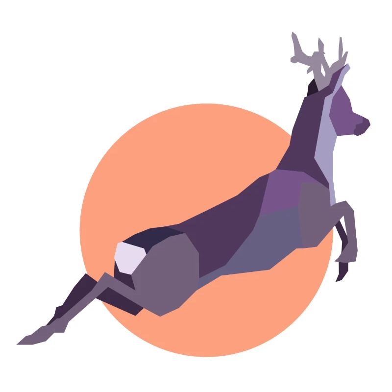 Sunset Deer