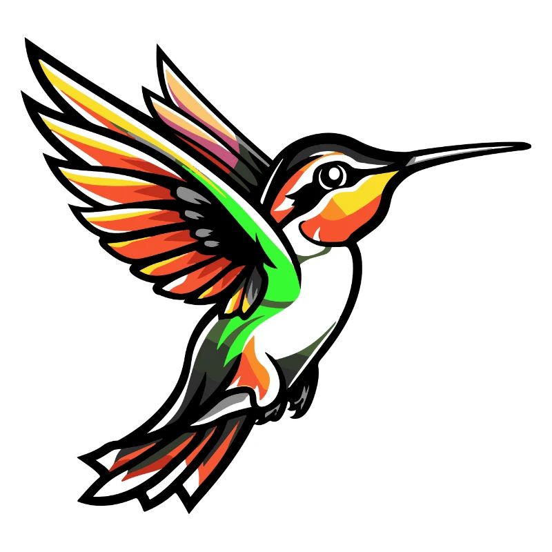 Kolibri Vogel Comic