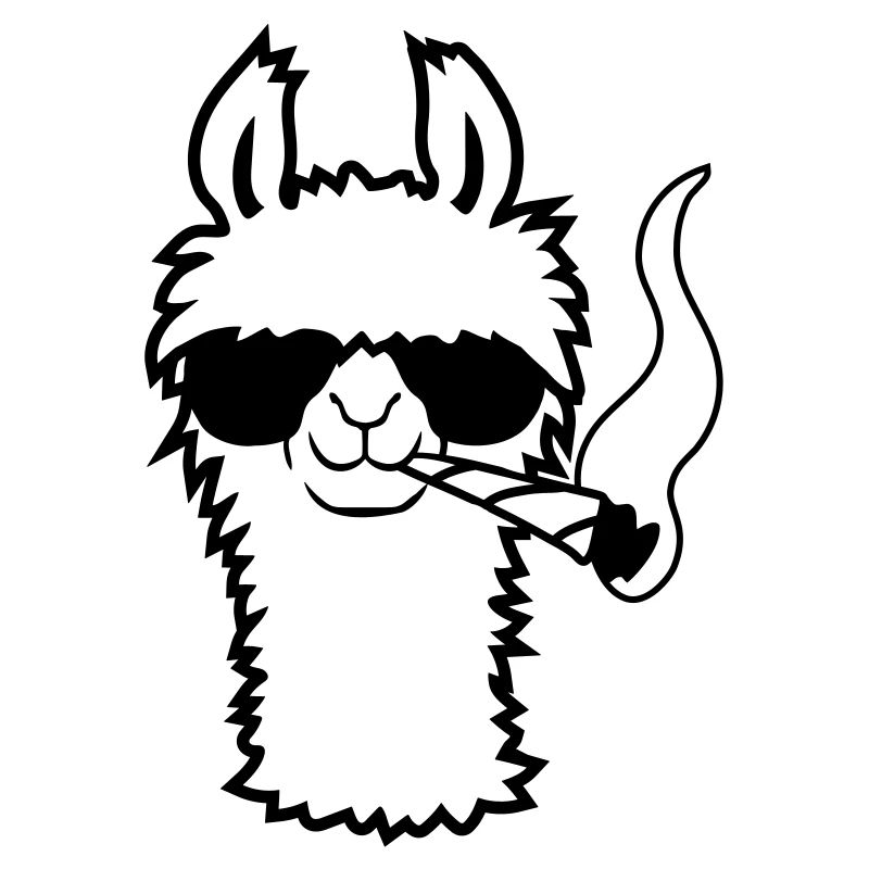 Lama Mit Joint