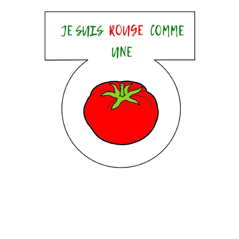 Rouge comme une tomate