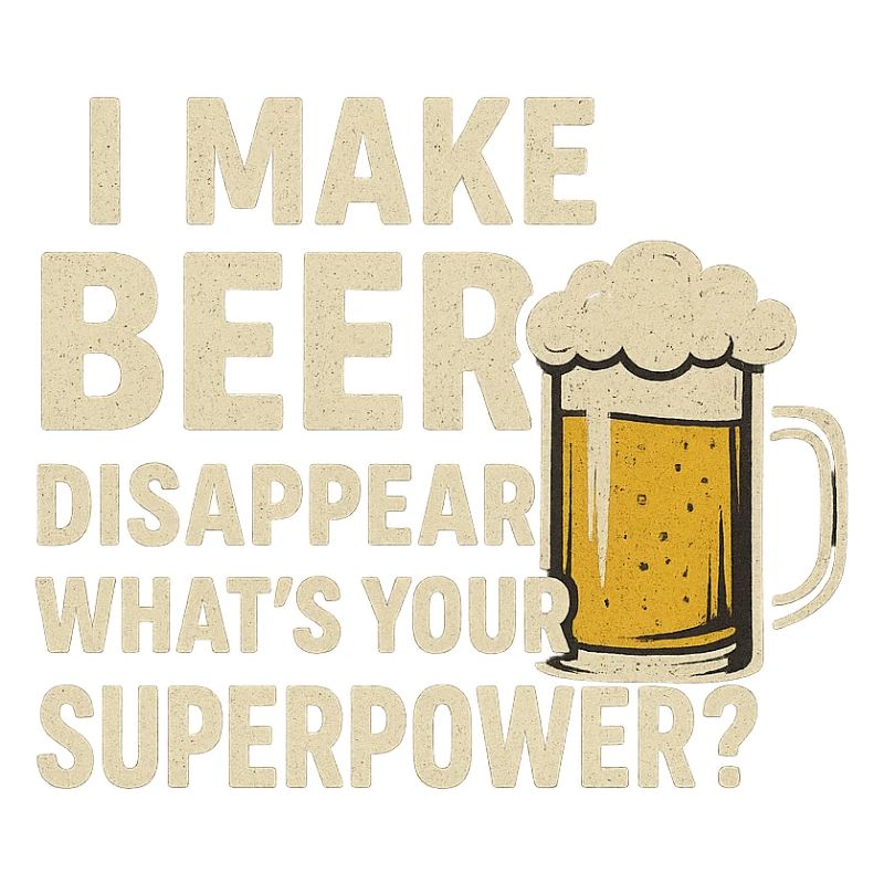 Bier verschwindet – deine Superkraft?