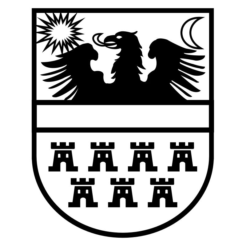 Wappen Siebenbürgen einfarbig