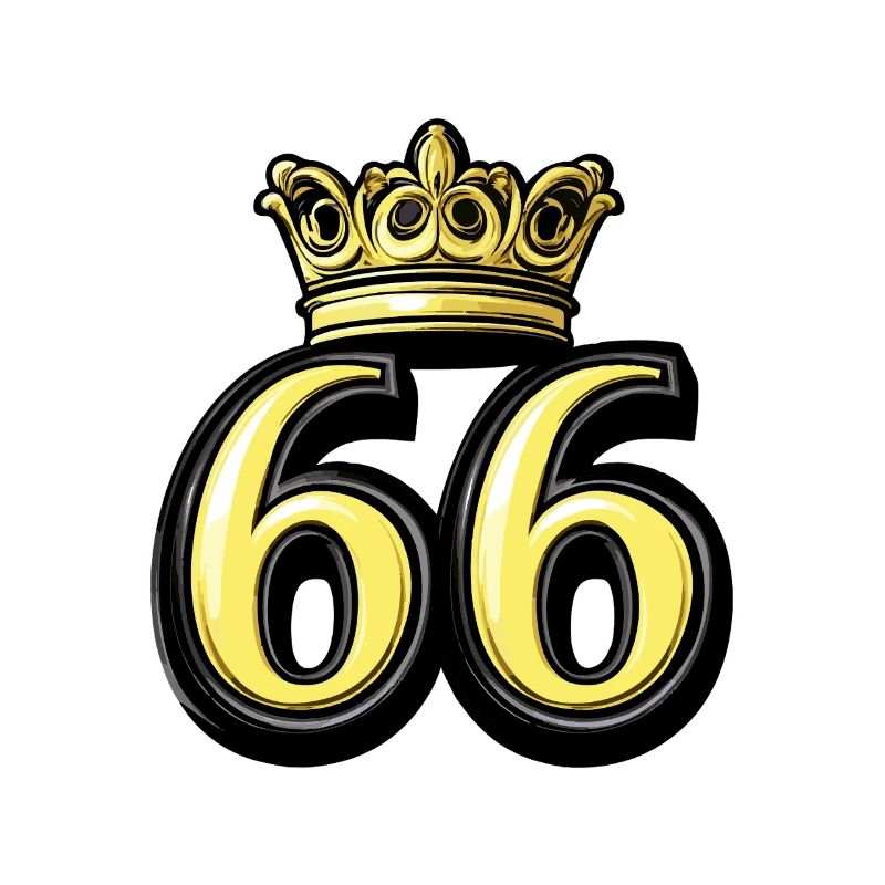 66 Zahl Krone