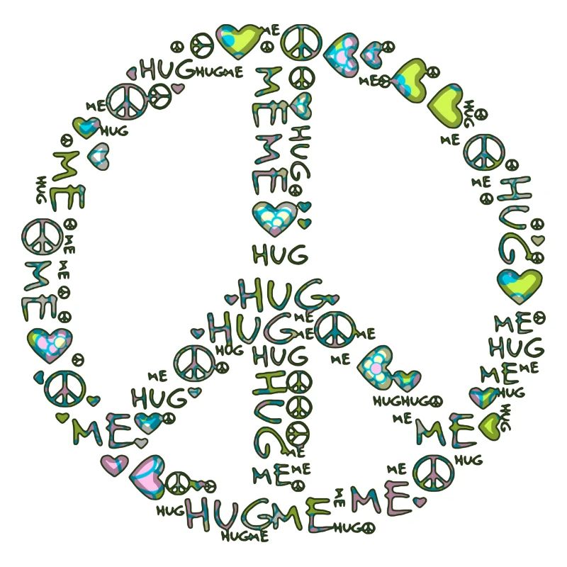 hug me - peace