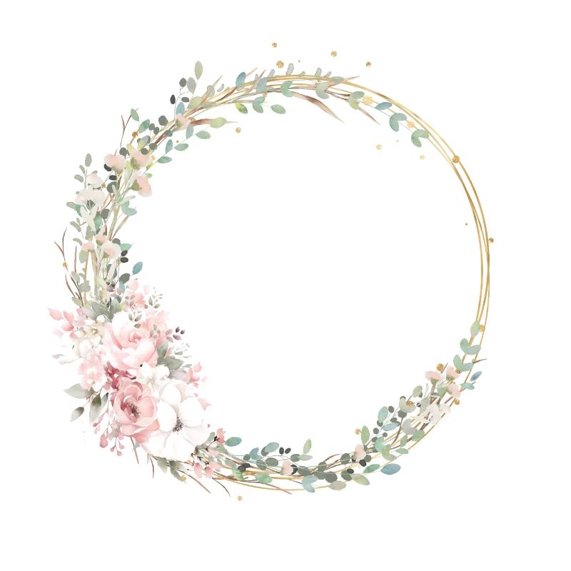 Flower bouquet boho customizable