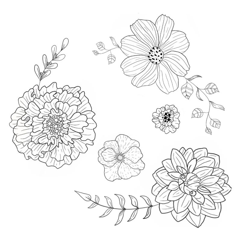 Blumen Muster