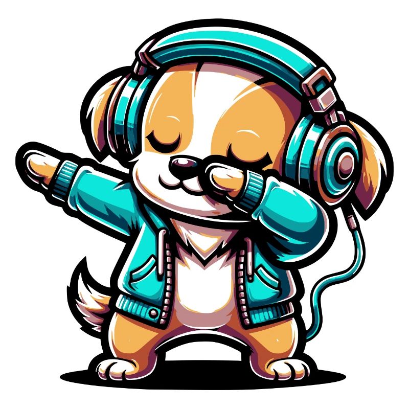 Dabbing Dog