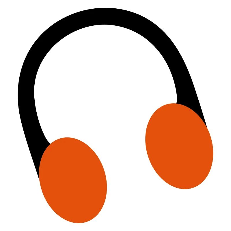 casque rétro sur l'oreille