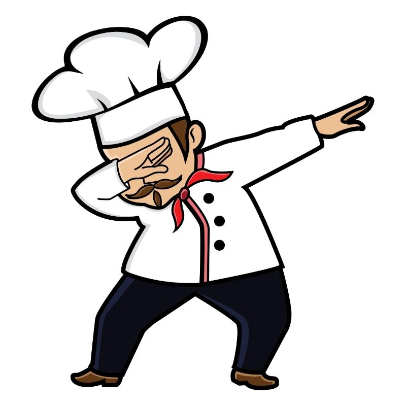 Funny Cute Dabbing Chef Gift Idea