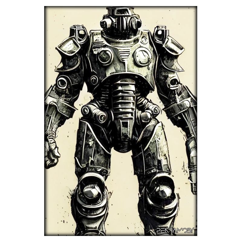 Kampfbot Robot Super Soldier Machine Warrior