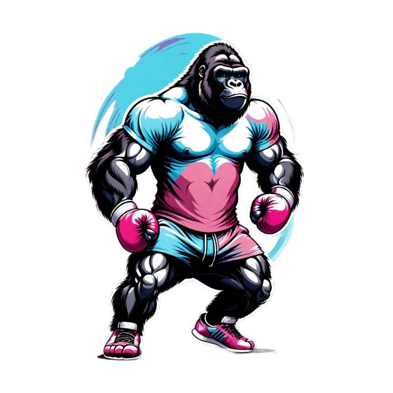 Boxe Boxeur Gorille