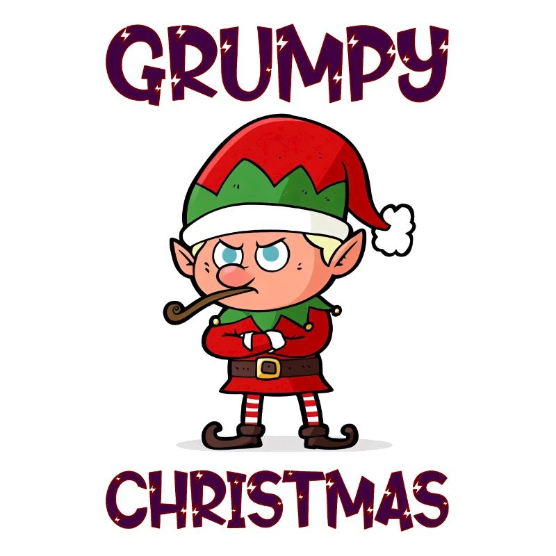 Grumpy Christmas Elf