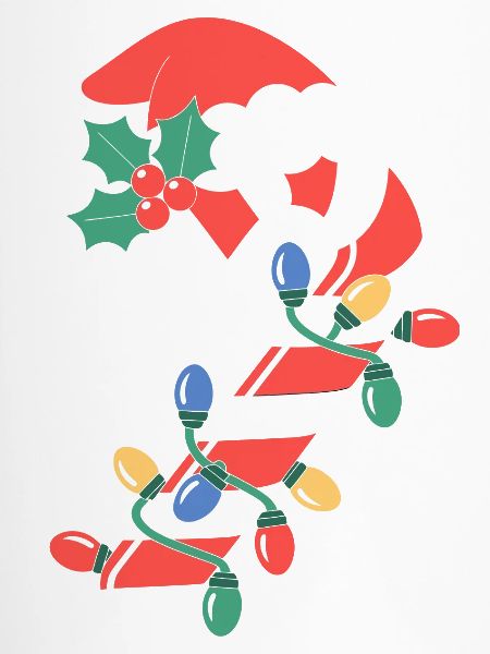 Zuckerstangen-Weihnachtsbeleuchtung