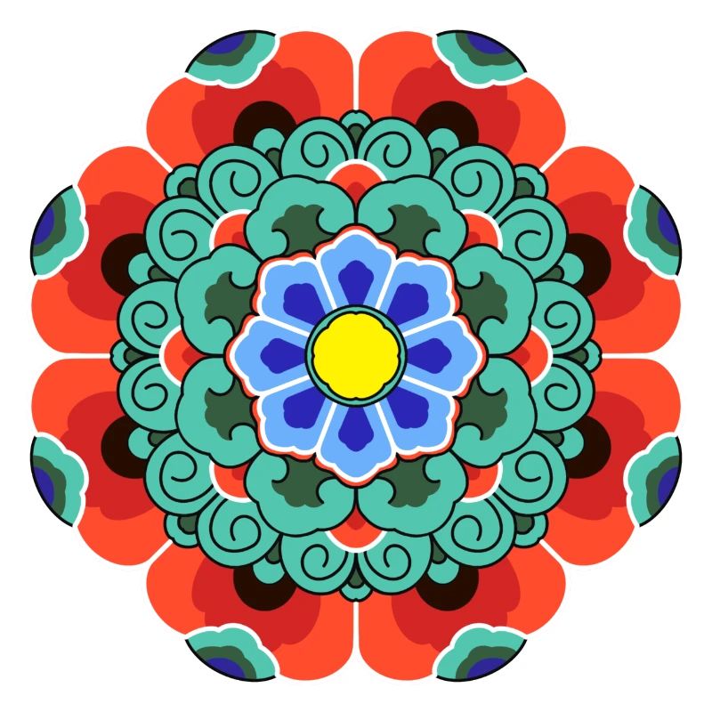 Dancheong 단청 - single