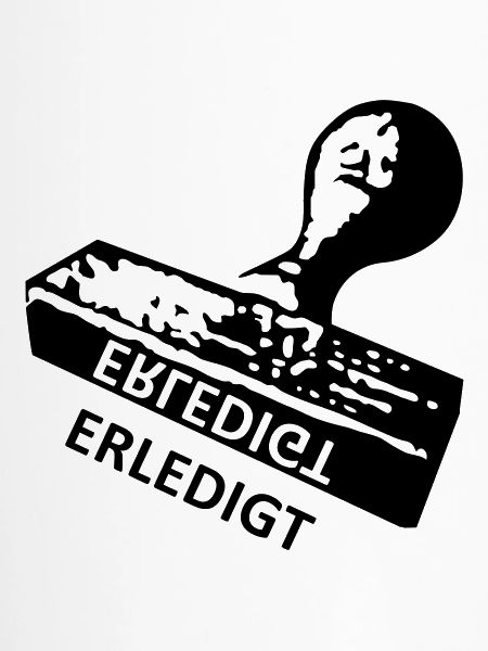 Erledigt - Stempel - Abi