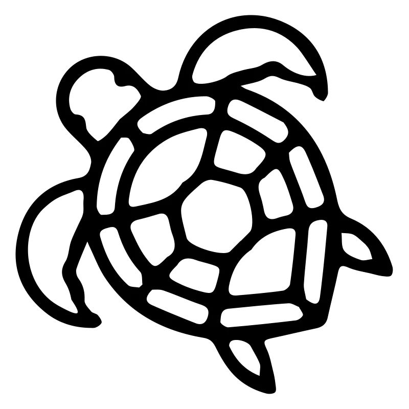 Schildkröte Outlines